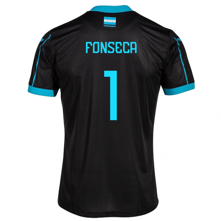 Niño Fútbol Camiseta Honduras Harold Fonseca #1 Negro 2ª Equipación 24-26 Argentina