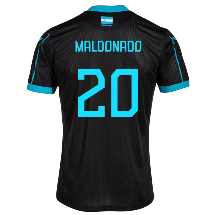 Niño Fútbol Camiseta Honduras Alessandro Maldonado #20 Negro 2ª Equipación 24-26 Argentina