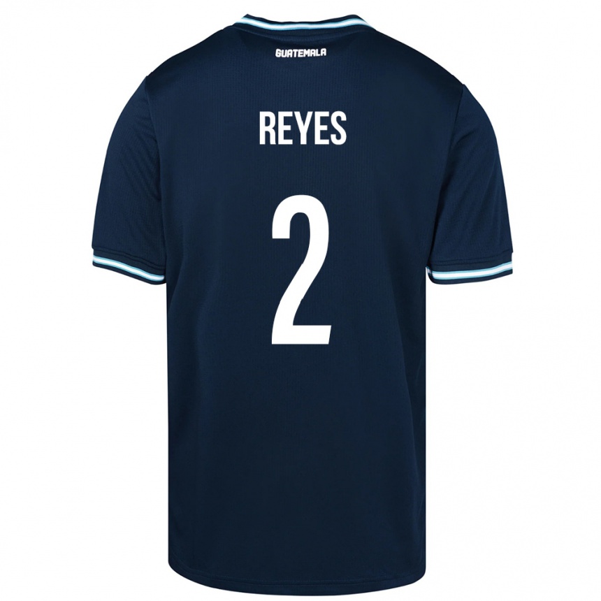 Niño Fútbol Camiseta Guatemala Samantha Reyes #2 Azul 2ª Equipación 24-26 Argentina