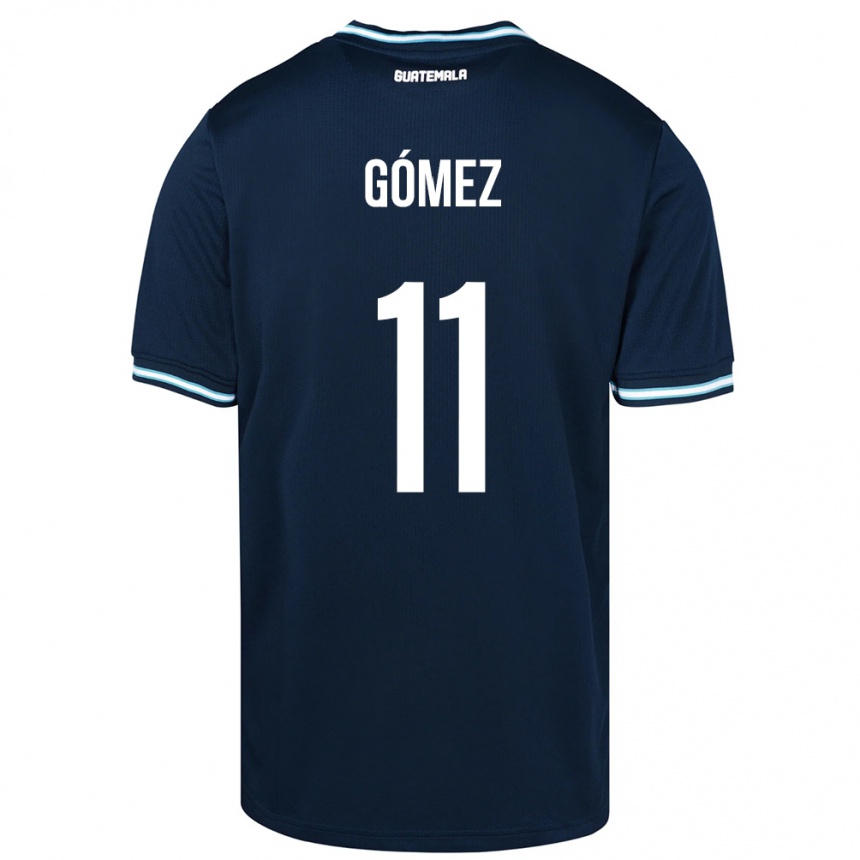 Niño Fútbol Camiseta Guatemala Savianna Gómez #11 Azul 2ª Equipación 24-26 Argentina