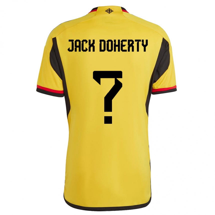 Niño Fútbol Camiseta Irlanda Del Norte Jack Doherty #0 Blanco 2ª Equipación 24-26 Argentina