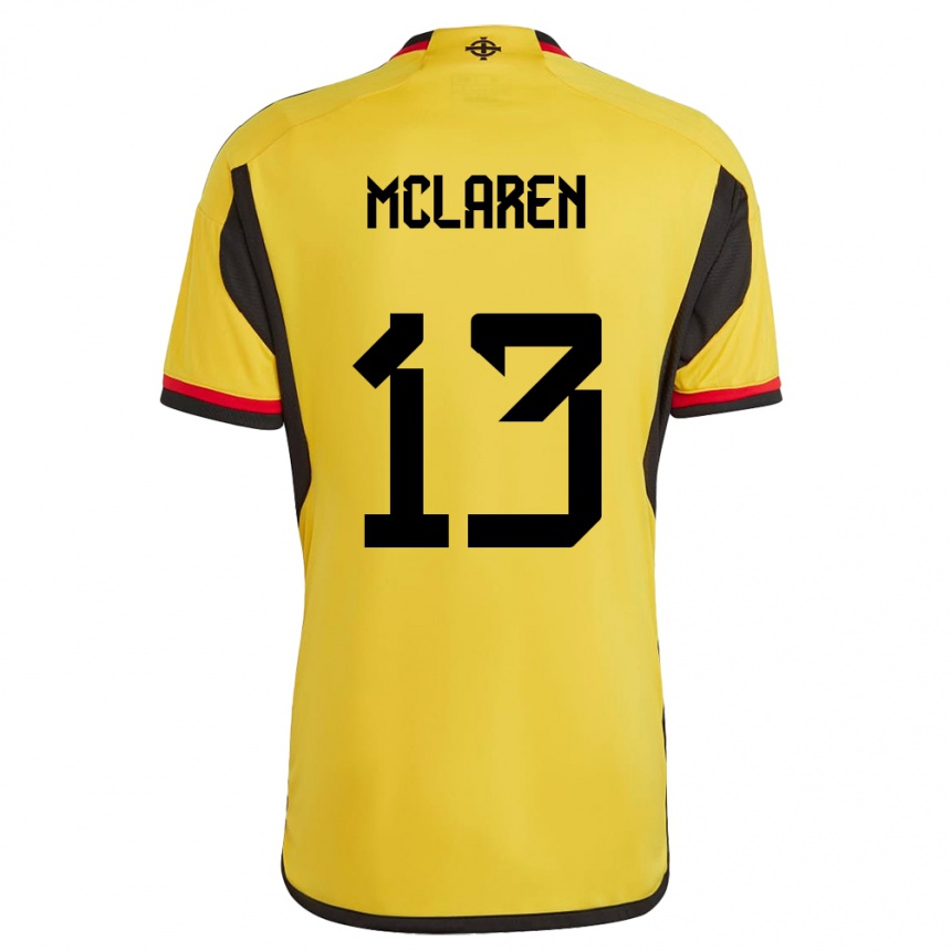 Niño Fútbol Camiseta Irlanda Del Norte Rachel Mclaren #13 Blanco 2ª Equipación 24-26 Argentina