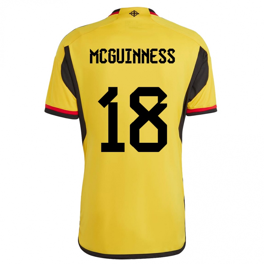 Niño Fútbol Camiseta Irlanda Del Norte Caitlin Mcguinness #18 Blanco 2ª Equipación 24-26 Argentina