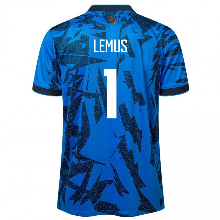 Hombre Fútbol Camiseta El Salvador Hamilton Lemus #1 Azul 1ª Equipación 24-26 Argentina