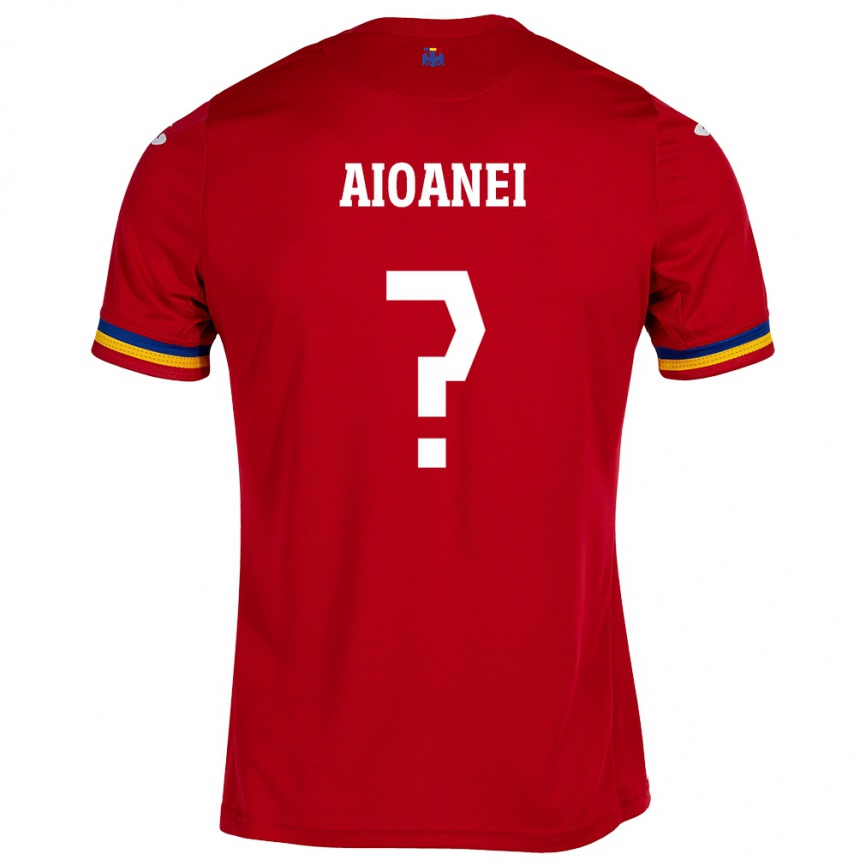 Hombre Fútbol Camiseta Rumania Mario Aioanei #0 Rojo 2ª Equipación 24-26 Argentina