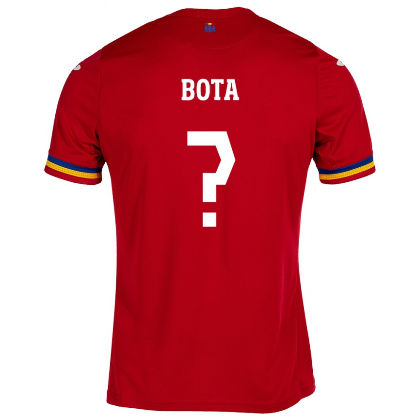 Hombre Fútbol Camiseta Rumania Alexandru Bota #0 Rojo 2ª Equipación 24-26 Argentina