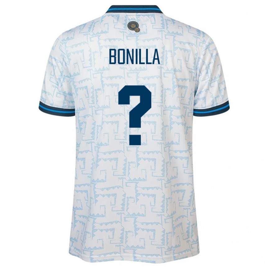 Hombre Fútbol Camiseta El Salvador Nelson Bonilla #0 Blanco 2ª Equipación 24-26 Argentina