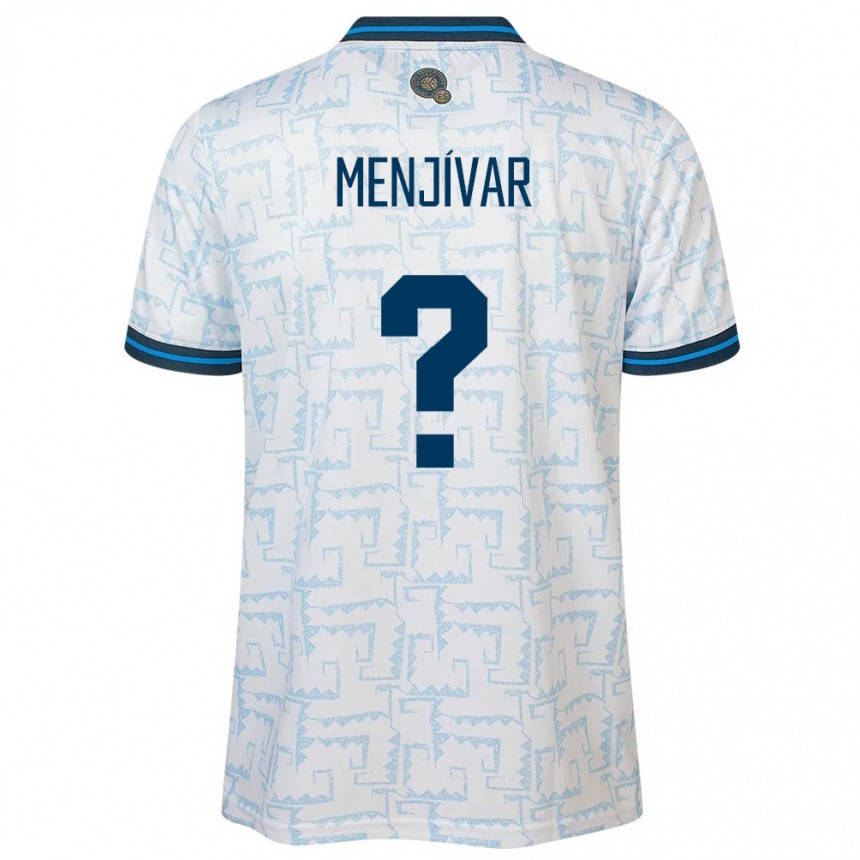 Hombre Fútbol Camiseta El Salvador Leonardo Menjívar #0 Blanco 2ª Equipación 24-26 Argentina