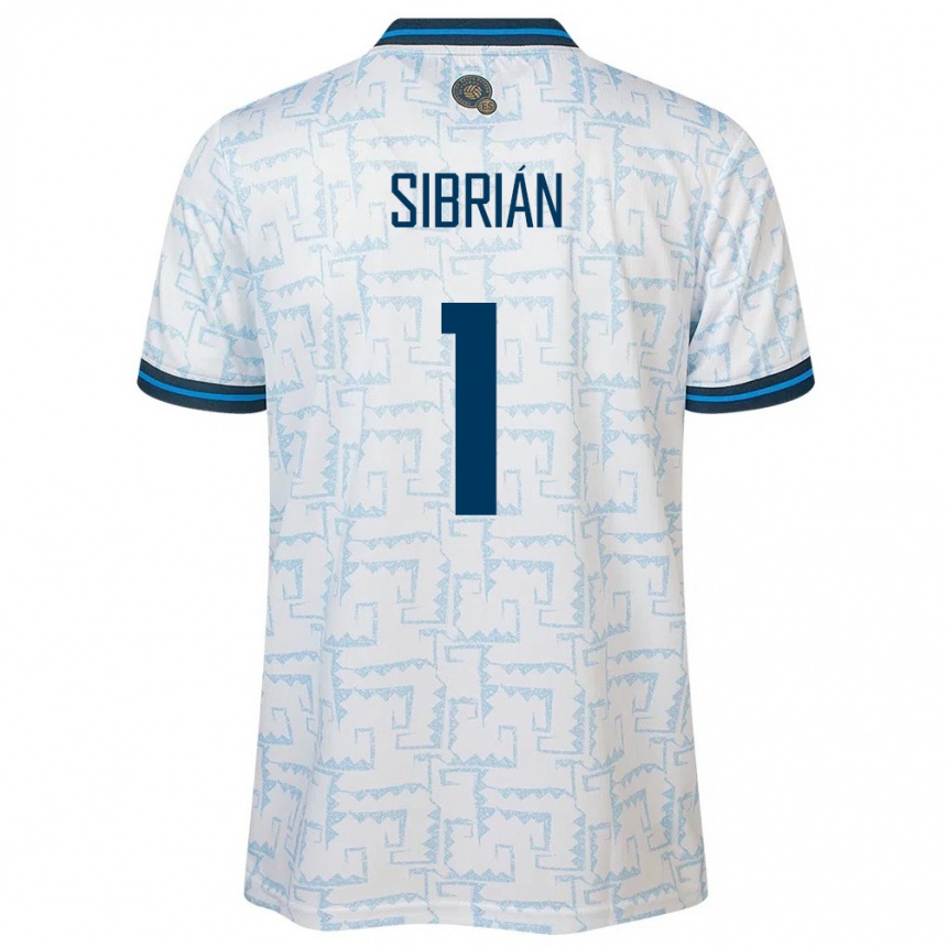 Hombre Fútbol Camiseta El Salvador Sergio Sibrián #1 Blanco 2ª Equipación 24-26 Argentina