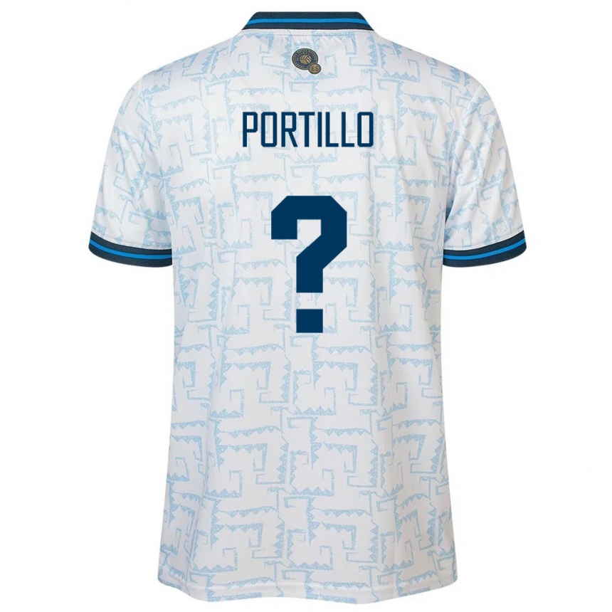 Hombre Fútbol Camiseta El Salvador Cristian Portillo #0 Blanco 2ª Equipación 24-26 Argentina