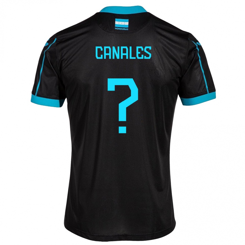 Hombre Fútbol Camiseta Honduras Cristian Canales #0 Negro 2ª Equipación 24-26 Argentina