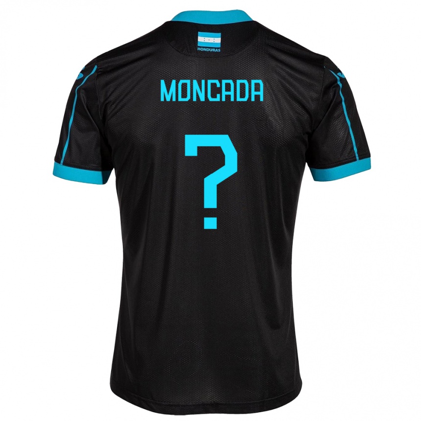 Hombre Fútbol Camiseta Honduras Linda Moncada #0 Negro 2ª Equipación 24-26 Argentina