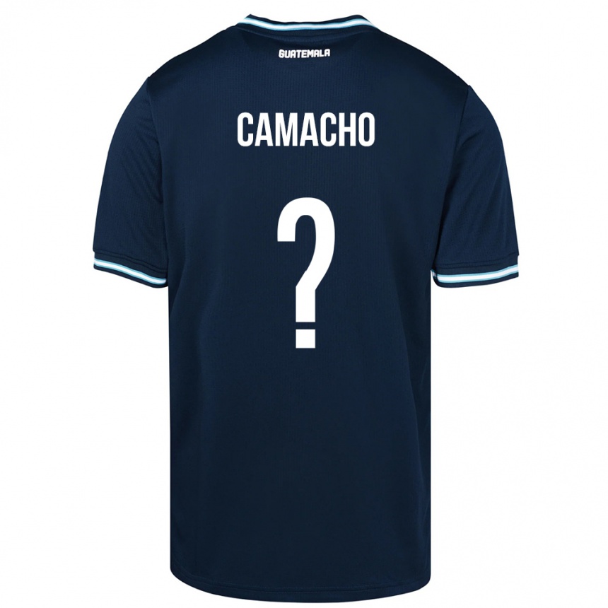 Hombre Fútbol Camiseta Guatemala Samuel Camacho #0 Azul 2ª Equipación 24-26 Argentina