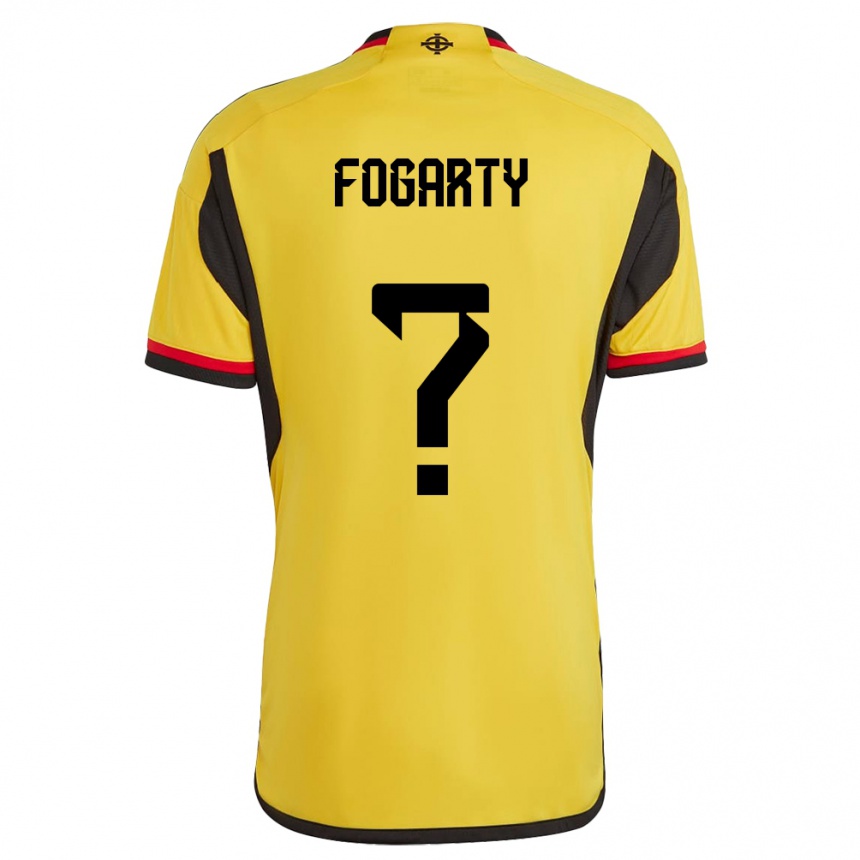 Hombre Fútbol Camiseta Irlanda Del Norte Tom Fogarty #0 Blanco 2ª Equipación 24-26 Argentina