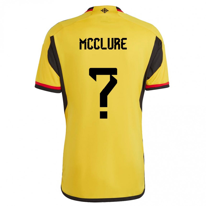 Hombre Fútbol Camiseta Irlanda Del Norte Blaine Mcclure #0 Blanco 2ª Equipación 24-26 Argentina