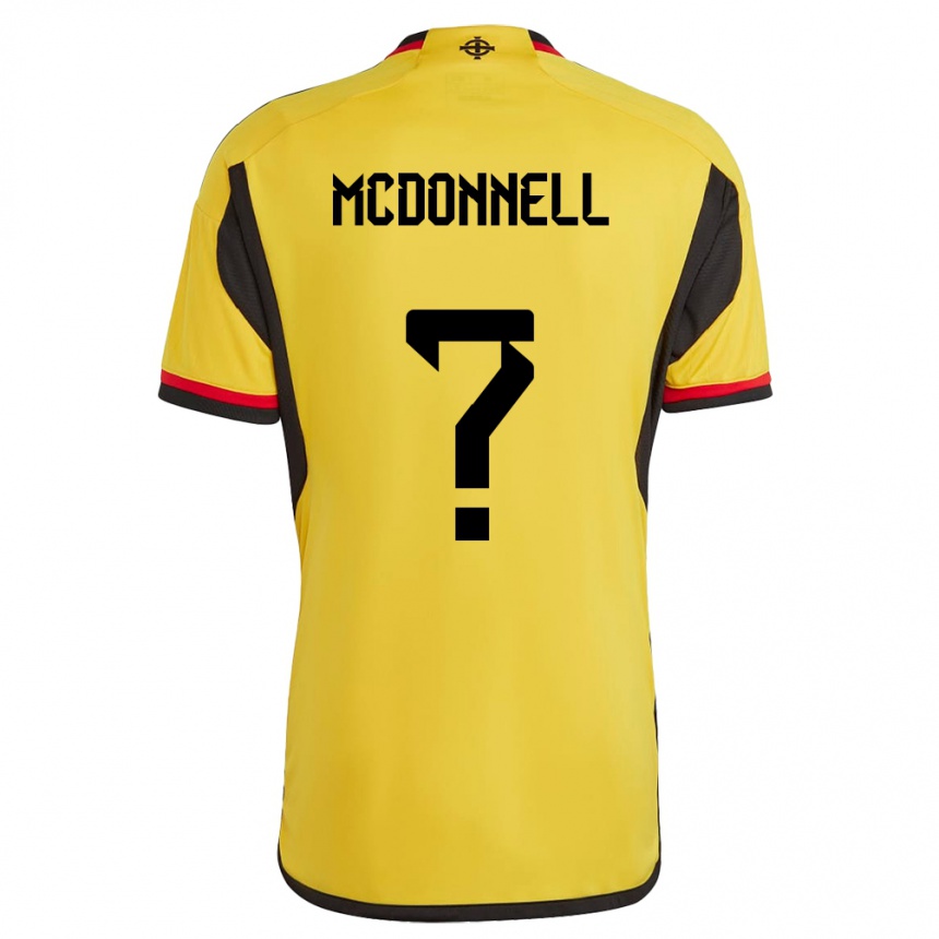 Hombre Fútbol Camiseta Irlanda Del Norte Noah Mcdonnell #0 Blanco 2ª Equipación 24-26 Argentina