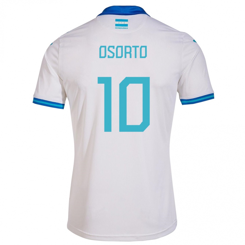 Mujer Fútbol Camiseta Honduras Roberto Osorto #10 Blanco 1ª Equipación 24-26 Argentina