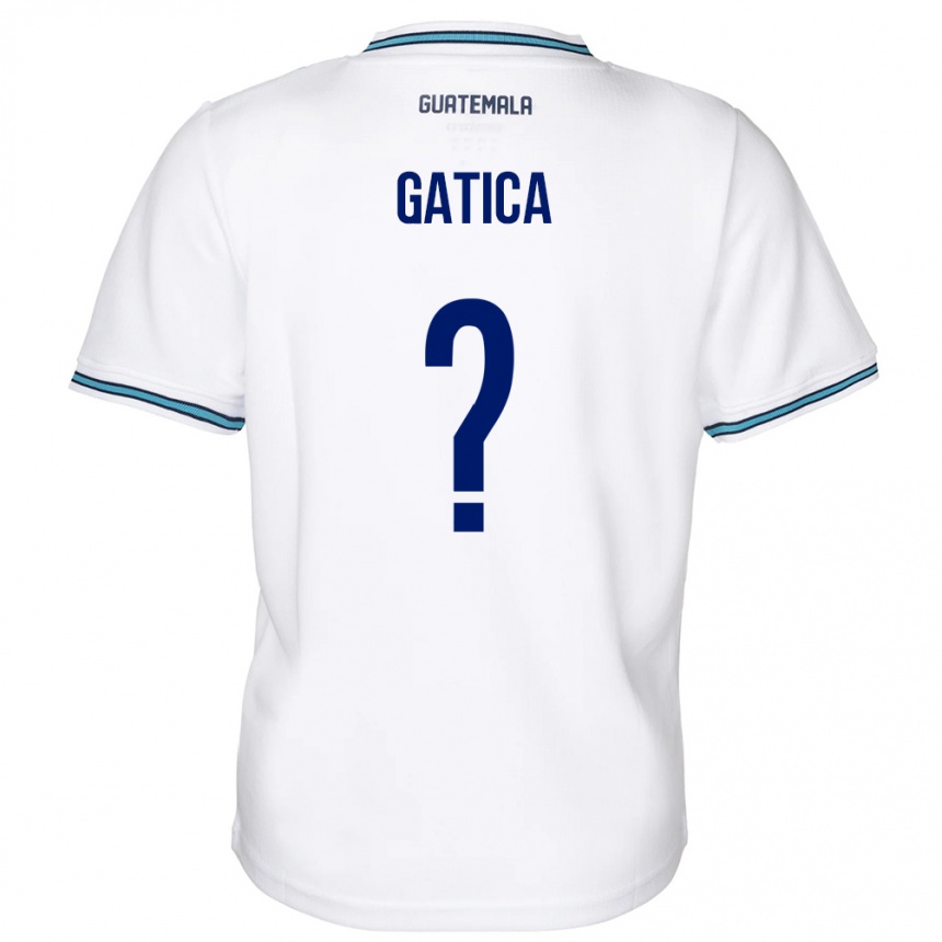 Mujer Fútbol Camiseta Guatemala Celeste Gatica #0 Blanco 1ª Equipación 24-26 Argentina