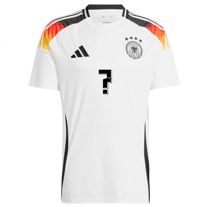 Niño Fútbol Camiseta Alemania Su Nombre #0 Blanco 1ª Equipación 24-26 Argentina