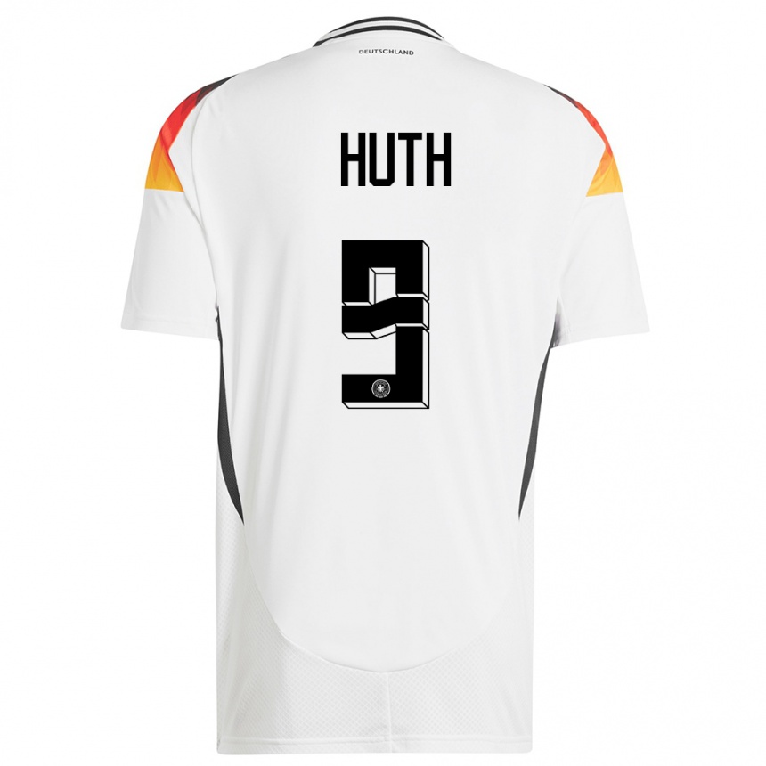 Niño Fútbol Camiseta Alemania Svenja Huth #9 Blanco 1ª Equipación 24-26 Argentina