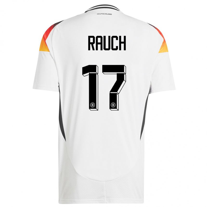 Niño Fútbol Camiseta Alemania Felicitas Rauch #17 Blanco 1ª Equipación 24-26 Argentina