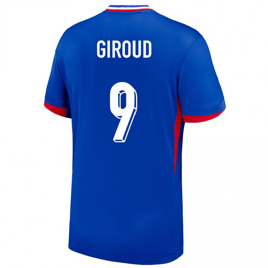 Niño Fútbol Camiseta Francia Olivier Giroud #9 Azul 1ª Equipación 24-26 Argentina