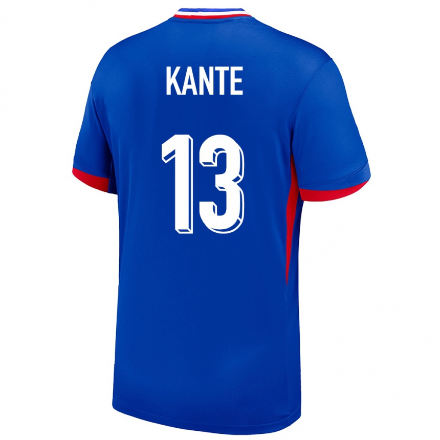 Niño Fútbol Camiseta Francia N Golo Kante #13 Azul 1ª Equipación 24-26 Argentina