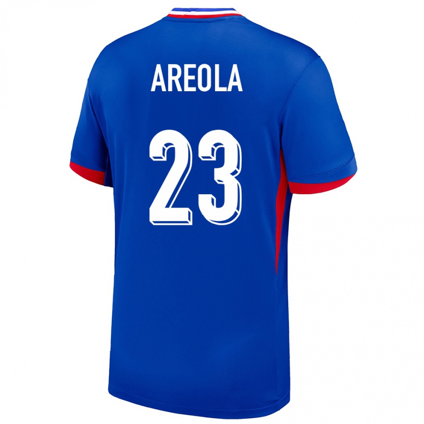 Niño Fútbol Camiseta Francia Alphonse Areola #23 Azul 1ª Equipación 24-26 Argentina