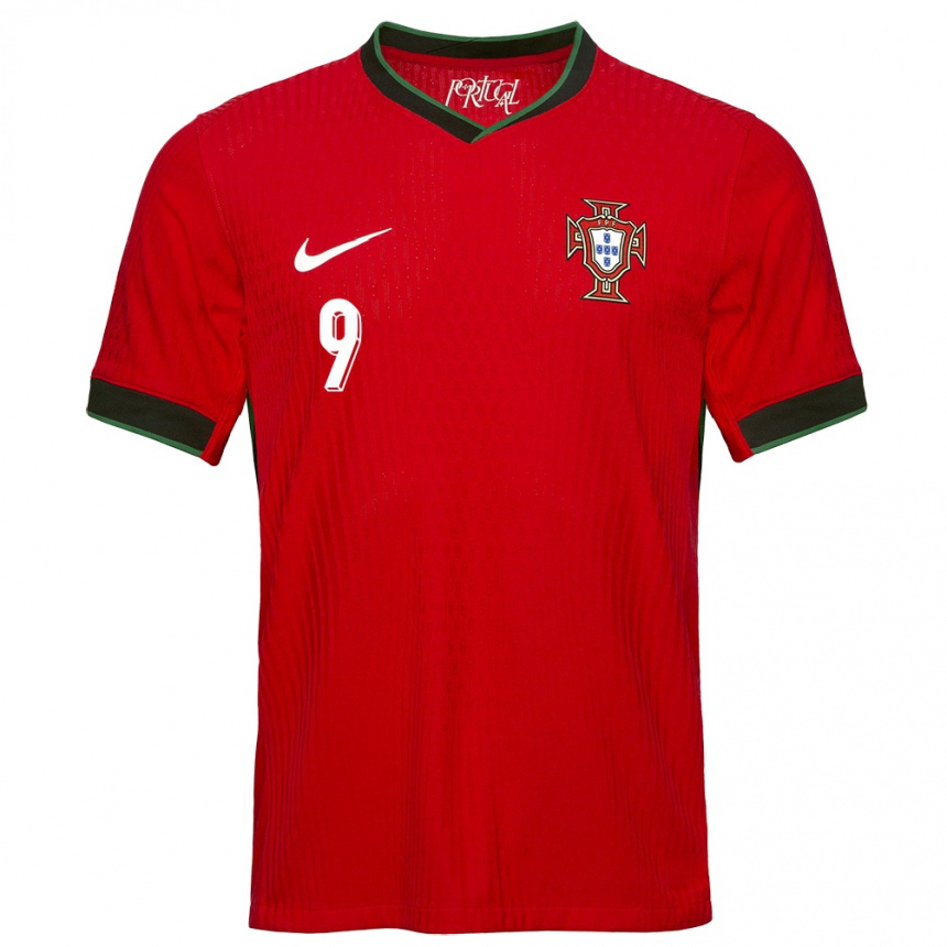 Niño Fútbol Camiseta Portugal Goncalo Ramos #9 Rojo 1ª Equipación 24-26 Argentina