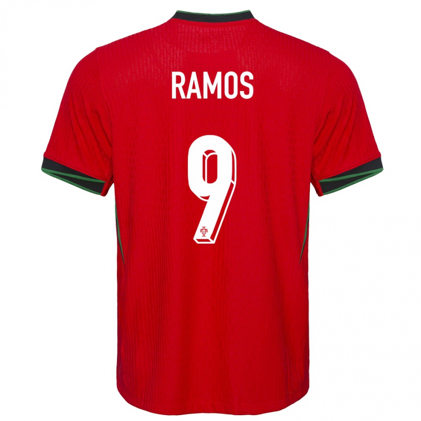 Niño Fútbol Camiseta Portugal Goncalo Ramos #9 Rojo 1ª Equipación 24-26 Argentina