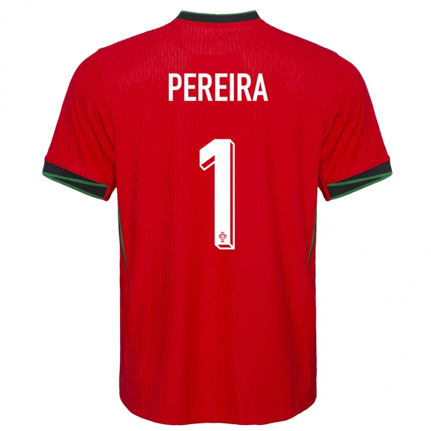 Niño Fútbol Camiseta Portugal Ines Pereira #1 Rojo 1ª Equipación 24-26 Argentina