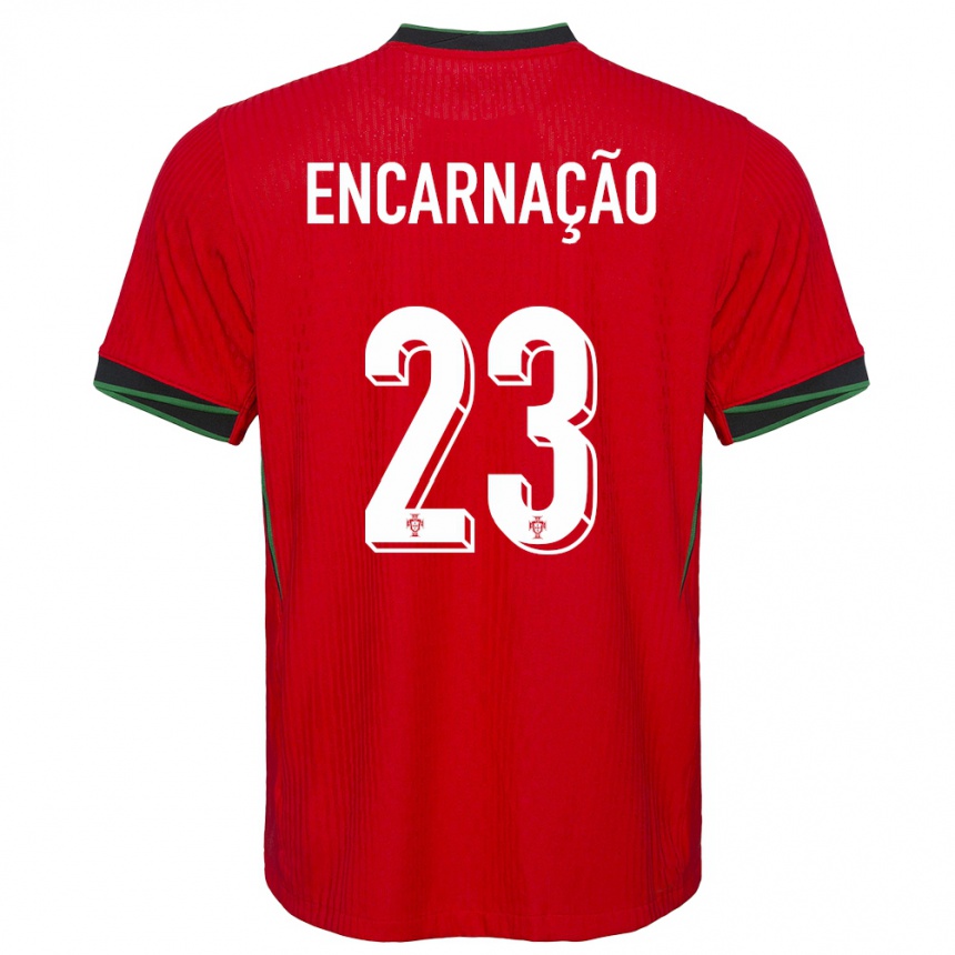 Niño Fútbol Camiseta Portugal Telma Encarnacao #23 Rojo 1ª Equipación 24-26 Argentina