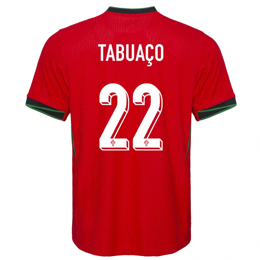 Niño Fútbol Camiseta Portugal Goncalo Tabuaco #22 Rojo 1ª Equipación 24-26 Argentina