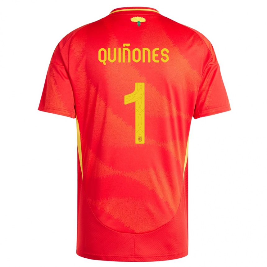 Niño Fútbol Camiseta España Mariasun Quinones #1 Rojo 1ª Equipación 24-26 Argentina