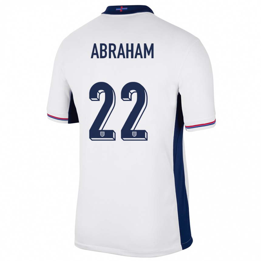 Niño Fútbol Camiseta Inglaterra Tammy Abraham #22 Blanco 1ª Equipación 24-26 Argentina