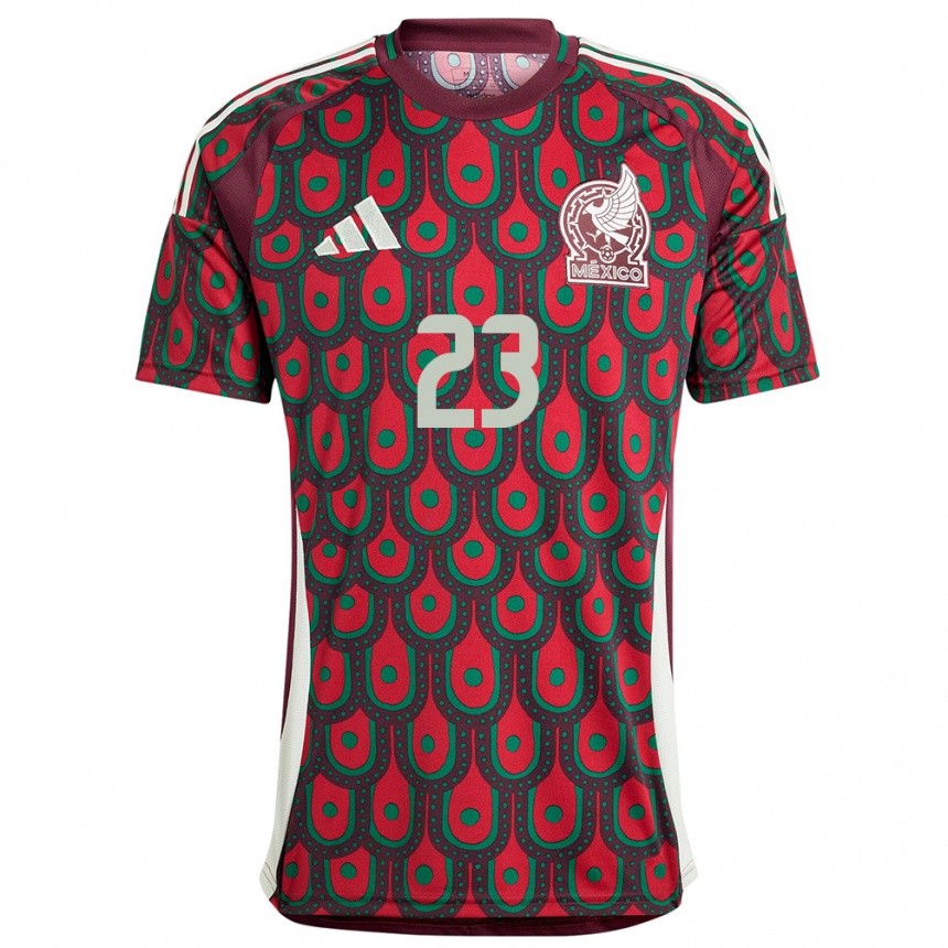 Niño Fútbol Camiseta México Jesus Gallardo #23 Granate 1ª Equipación 24-26 Argentina