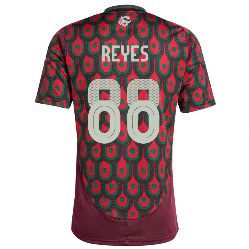 Niño Fútbol Camiseta México Maricarmen Reyes #88 Granate 1ª Equipación 24-26 Argentina