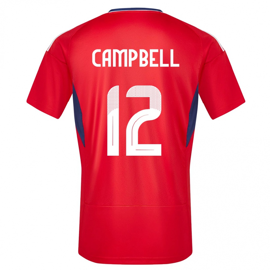 Niño Fútbol Camiseta Costa Rica Joel Campbell #12 Rojo 1ª Equipación 24-26 Argentina