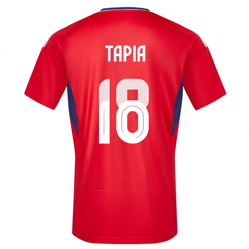 Niño Fútbol Camiseta Costa Rica Priscilla Tapia #18 Rojo 1ª Equipación 24-26 Argentina