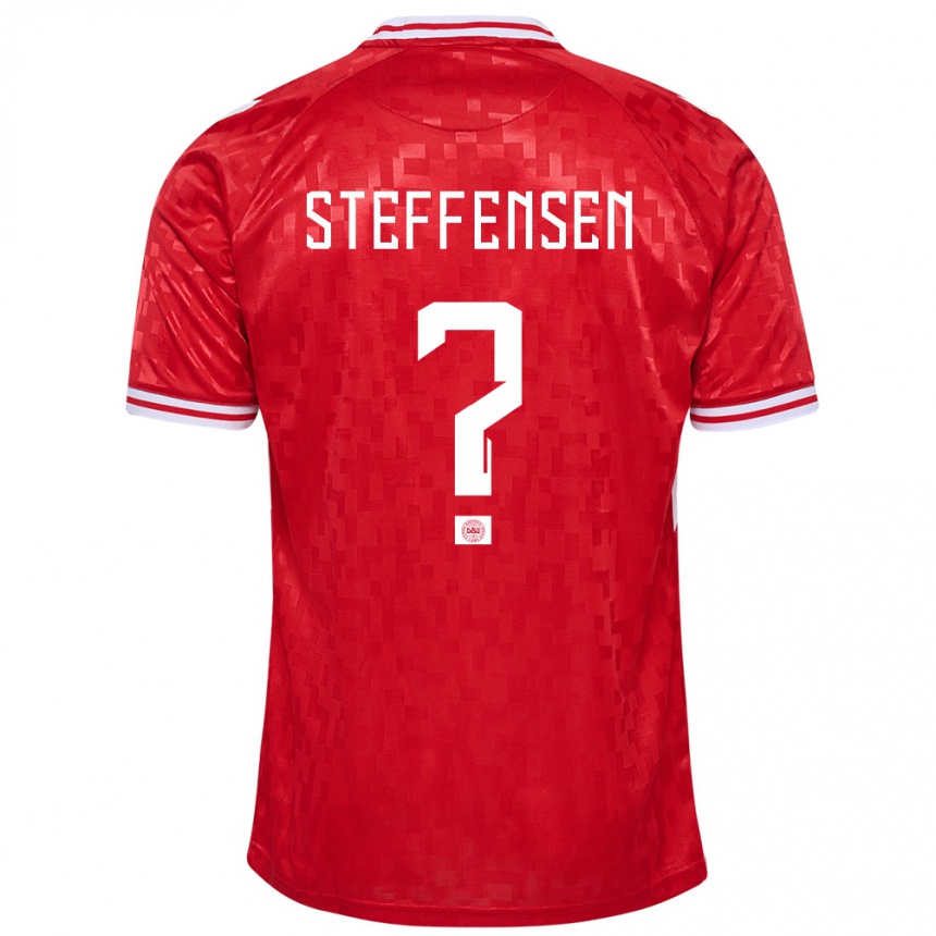 Niño Fútbol Camiseta Dinamarca Mark Steffensen #0 Rojo 1ª Equipación 24-26 Argentina