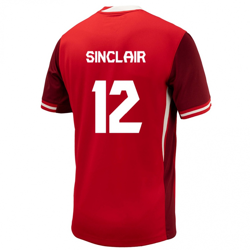 Niño Fútbol Camiseta Canadá Christine Sinclair #12 Rojo 1ª Equipación 24-26 Argentina