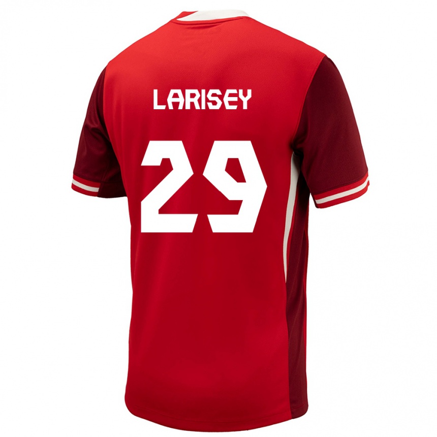 Niño Fútbol Camiseta Canadá Clarissa Larisey #29 Rojo 1ª Equipación 24-26 Argentina