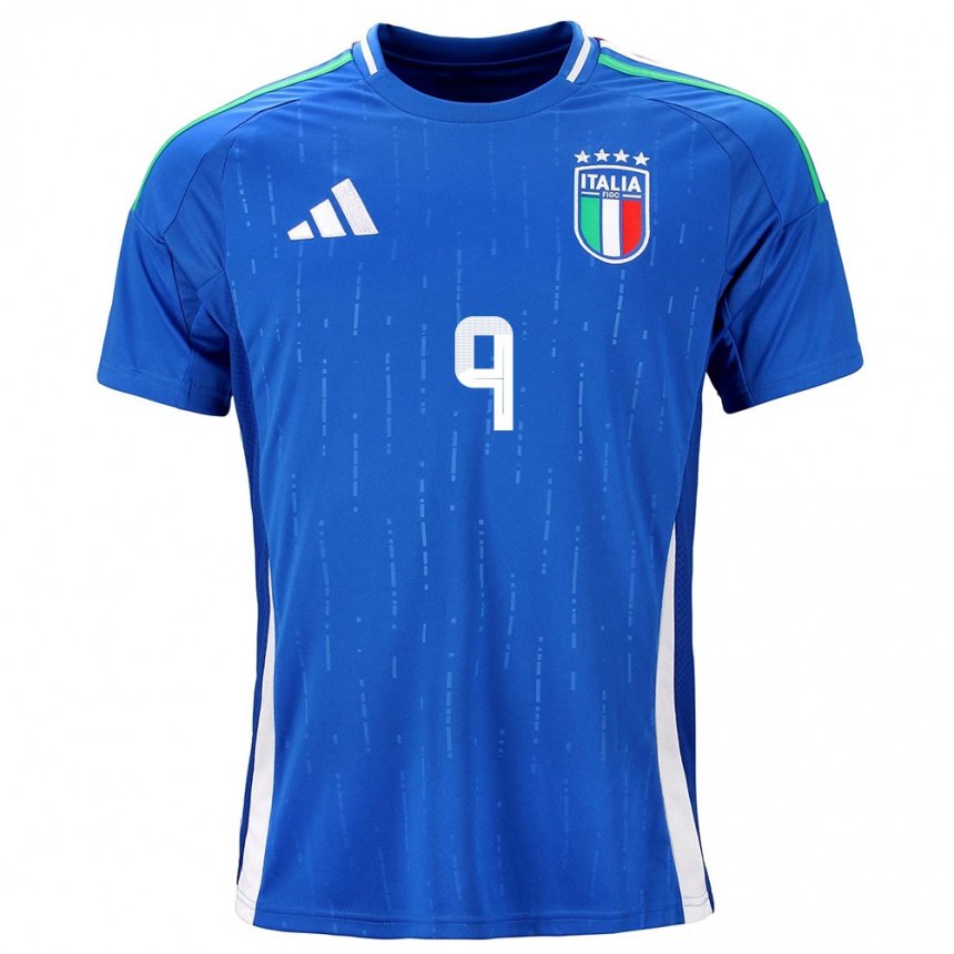 Niño Fútbol Camiseta Italia Elisabetta Vignotto #9 Azul 1ª Equipación 24-26 Argentina