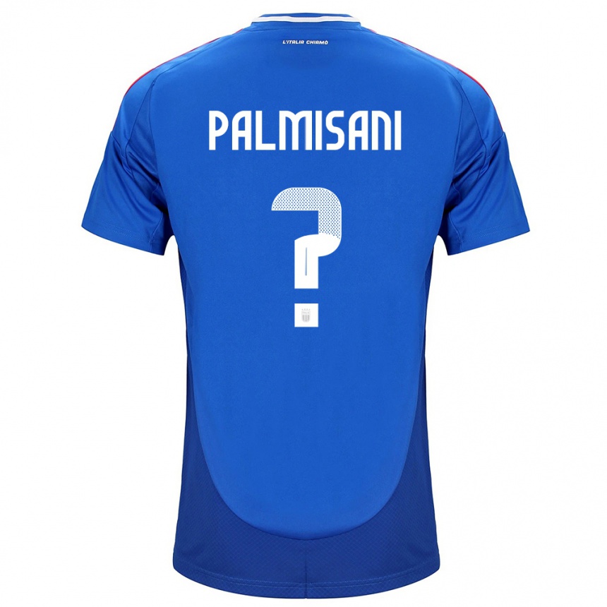 Niño Fútbol Camiseta Italia Lorenzo Palmisani #0 Azul 1ª Equipación 24-26 Argentina