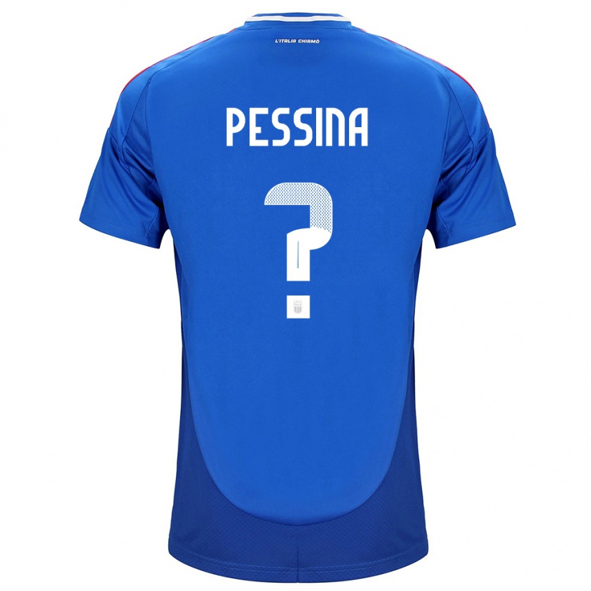 Niño Fútbol Camiseta Italia Massimo Pessina #0 Azul 1ª Equipación 24-26 Argentina