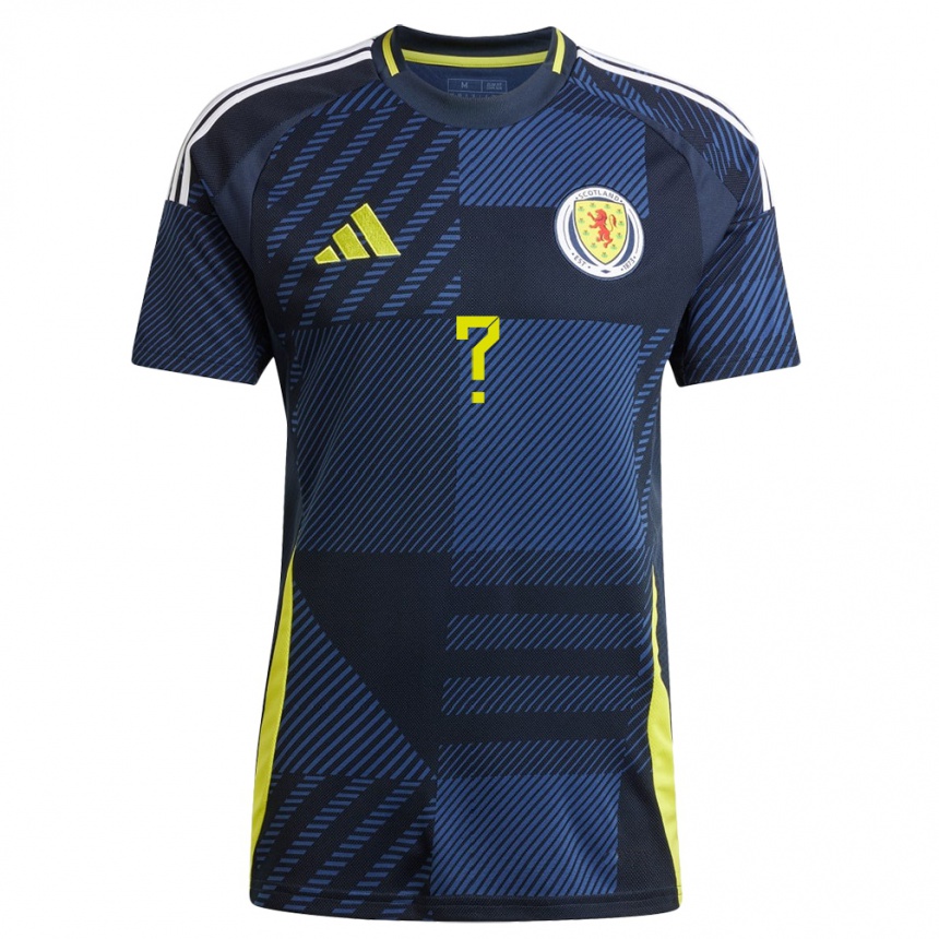 Niño Fútbol Camiseta Escocia Su Nombre #0 Azul Oscuro 1ª Equipación 24-26 Argentina