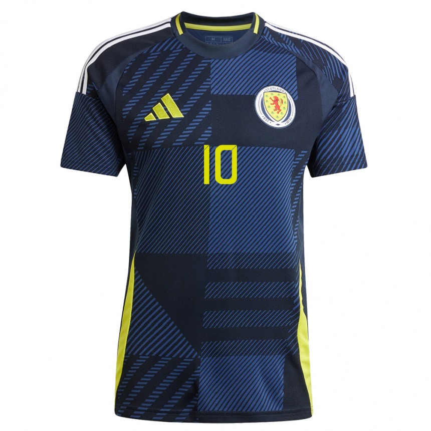 Niño Fútbol Camiseta Escocia Sarah Ewens #10 Azul Oscuro 1ª Equipación 24-26 Argentina