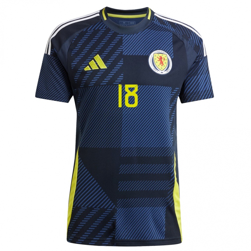 Niño Fútbol Camiseta Escocia Scott Constable #18 Azul Oscuro 1ª Equipación 24-26 Argentina