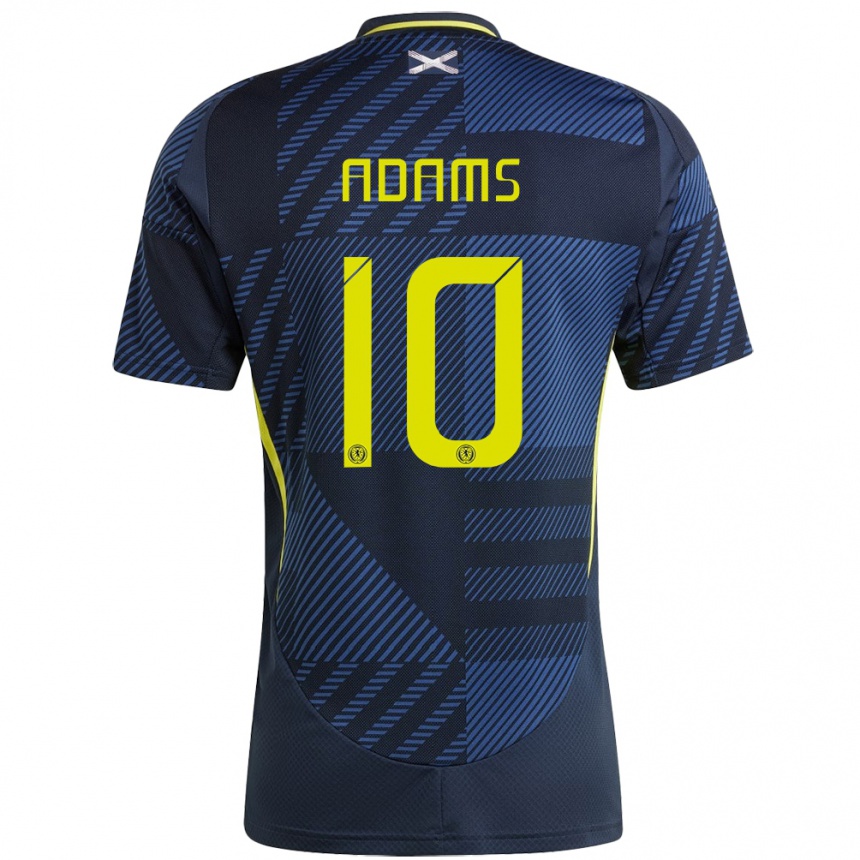 Niño Fútbol Camiseta Escocia Ché Adams #10 Azul Oscuro 1ª Equipación 24-26 Argentina