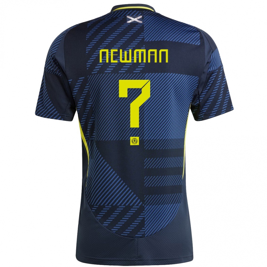 Niño Fútbol Camiseta Escocia Jack Newman #0 Azul Oscuro 1ª Equipación 24-26 Argentina